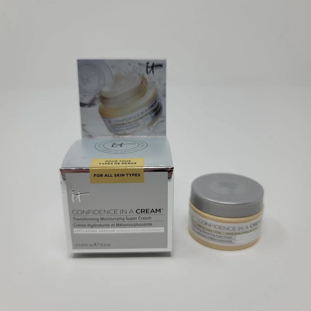 IT Cosmetics Confidence In A Cream Moisturizing Anti-Aging Super Cream 0.5oz New
